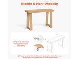 36-Inch Wooden Console Table, Sleek Rectangular Design for Entryways, Bedrooms, Living Rooms, and 59933921