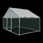 ZUN XPT033 Outdoor chicken coop metal big space 10*6*6FT W1711P155356