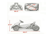 24V Kids Drift Kart with Dual Speed Modes 25683392