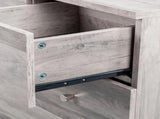 Modern Simple 4-Drawer Dresser Nightstand Gray 74731690