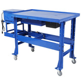 Premium Tear Down Table and 3.5Gallon Part Washer,Mobile Parts Washer,Cabinet parts washer with 110v W465P266867
