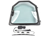 Front Door Frame & Window Assembly with Wiper Motor Replacement for Bobcat S130 S150 S160 S175 27384933