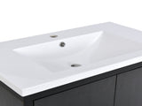 30x18 inch rectangular single hole bathroom resin sink, vanity top sink only, white WF311024AAA