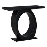 Mirod Stylish Modern Console Table with Egg-Shaped Base,Enhanced Stability and Durability,Sleek N760P214780B