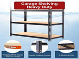 Heavy Duty Garage Shelving Unit, 2400LBS Metal Storage Shelves, 60"H x 28"W x 12"D, 5-Tier 01213112
