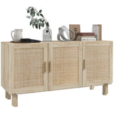 Kitchen Storage Cabinet, Garage Cabinets Natural Wood-AS 48239210