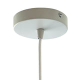 Dorset Pendant Lamp - White and Natural/Terracotta B183P301070