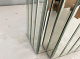 Mirrored Console Table Wide Bling Silver Mirror Entryway Desk Modern Rectangle Sofa Table Entryway 50704256