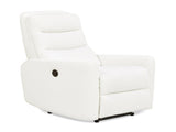 Bloomy 35.5" High-Back Power Recliner Motion Chair, Chiffon White Boucle B2719P238500