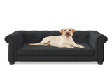 Elegant rectangular pet bed for small and medium-sized dogs, durable elevated dog sofa bed, W487P272441