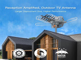 28-36dB 360&deg UV Dual-band Outdoor Antenna with Stand Black 67305137
