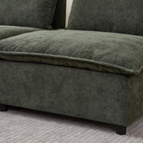 Modern Upholstered Chair Leisure Sofa Lounge Chair Removable Pillow - Armless Accent Chair for W1765P190107