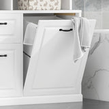 Bathroom Storage Cabinet with Tilt-Out Hamper, 70.9'' Tall Free Standing Organizer with Drawers & N725P278420K