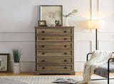 Modern 6 Drawer Dresser, Dressers for Bedroom, Tall Chest of Drawers Closet Organizers & Storage W2275P149120