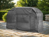 SHIELD PATIO OUTDOOR BBQ GRILL COVER, DARK GRAY N775P230628G