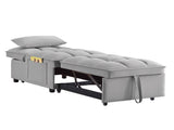 4 in1 Multi-Function Single Sofa Bed with Storage Pockets,Tufted Single Pull-out Sofa Bed with W2186P163739