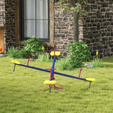 4 Seater Kids Seesaw Swivel Teeter Totter with 360&deg Spinning 39204611