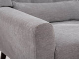 Modern Accent Chair,Chenille Arm Chairs for Living Room,Upholstered Mordern Armchair,Comfy Soft W1028P162720