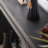 Convenience Concepts Wood Console Table/Desk with Real Wood Beads Decoration W2729P198987