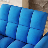 38.2-inch foldable large-size sofa bed, modern velvet single sofa, sofa bed with adjustable W2564P298436