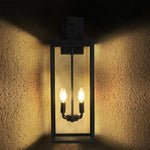 ZUN 4-Light Black Outdoor Wall Light W1340119951