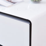 ZUN Smart Table Fridge, Multifunctional Coffee Table with Cooler and Frozen W1241122692