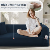 Spring Sofa with High-Quality Fabric, Pillows & Storage - Pocketed Springs, High-Density Foam, for B347P365288