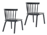 Windsor Dining Chairs Set of 2,Wood Farmhouse Spindle Back, Widen Seat, Mid-Century Modern French 68275804