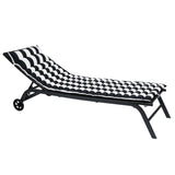 ZUN 2PCS Set Outdoor Lounge Chair Cushion Replacement Patio Funiture Seat Cushion Chaise Lounge W41983633