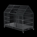 52 Inches Heavy Duty Dog Crate with Roof Top W2181P356225