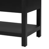 U-Style Functional Entryway Console Table with Ample Storage,Suitable for Study,Entrance and Living N711P205932B