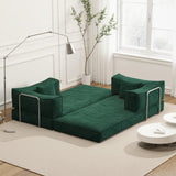 78.8 inch Modular sofa, convertible pudding block sofa, floor-standing sofa bed with armrests and W3147P278141