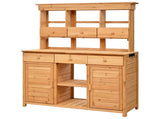 65.7'' H Tall Garden Potting Bench Table with Hutch,Patio Storage 48434097
