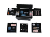 4-in-1 Draw-bar Style Interchangeable Aluminum Rolling Makeup Case Black 67069398
