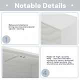 Elegant Sideboard Featuring Sophisticated Wavy Pattern Doors with Arched Groove Design in a Stylish W2696P256249