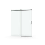 56 to 60 in. W x 76 in. H Sliding Frameless Soft-Close Shower Door with Premium 3/8 Inch W1573104675