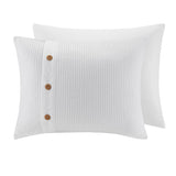 Full/Queen 3 Piece Cotton Waffle Weave Duvet Cover Set B035129156