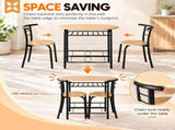 PVC Breakfast Table Chair Plus Version Burlywood 11121292
