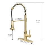 Touchless Kitchen Faucet,Hands Free Automatic Smart Kitchen Faucet W1932P156138