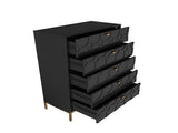 Wooden 5-Drawer Storage Cabinet Table T3609P482849