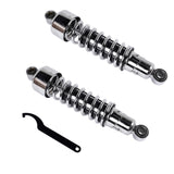 Pair 11.75" Chrome Rear Shocks Fit for Harley Sportster XL 883 1200 1979-2012 FXR 1982-1994 Street 70673924