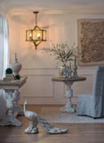 3 - Light Wood Drum Chandelier, Hanging Light Fixture with Adjustable Chain for Kitchen Dining Room W2078137925