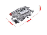 New Carburetor with Electric Choke Silver Fits for Performer 1413 4-Barrel Square Bore 800 CFM 83018219