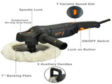 Car Buffer Polisher Rotary Variable Speed Car Polishing Machine 7 Inch Car Detailing Kit with D and 03826162
