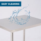 24''*24'' Commercial Work Table for Restaurant and Home Stainless Steel Kitchen Prep Table with W3167P303165