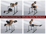 Power Tower Dip Station Pull Up Bar Stand Adjustable Height Heavy Duty Multi-Function Fitness 27811779