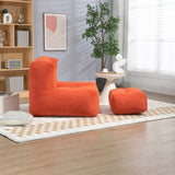Fluffy bean bag chair, comfortable bean bag for adults and children, super soft lazy sofa chair with W1996131042