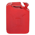 ZUN 20L US Standard Cold-rolled Plate Petrol Diesel Can Gasoline Bucket with Oil Pipe Red 10380296