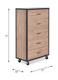 Bemis Weathered Light Oak Finish Chest B2726P283819