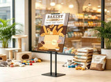Heavy Duty Double-Sided Poster Stand, Adjustable Floor Sign Holder up to 75" for Foam Board & 44159376